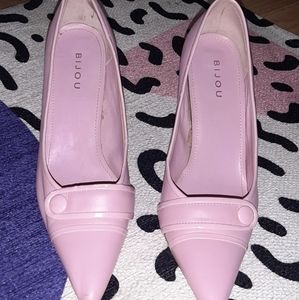 Vintage Bijou light pink heels 8 M